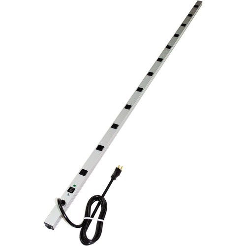 Middle Atlantic 7712BDS20R Power Strips Wiremold Cabinetmate 12-outlet Power Strip - 12 X Nema 5-20r - 15.09 Ft Cord - 36 Ka Current - Gray  996594360180
