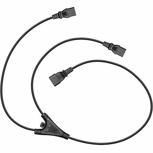 Monoprice 27313 Power Cords Monoprice Splitter Cord - For Computer, Ups, Surge Protector - 18 Gauge - 125 V Ac / 10 A, 120 V Ac, 889028062814