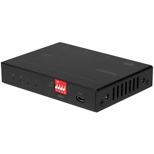 Monoprice 21612 Signal Splitters/Amplifiers Monoprice Blackbird 4k60 Pro 1x2 Ultra Slim Video Splitter With Hdmi, Supports Hdr, 18gbps - 3480 X  889028049341