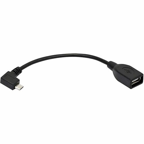 Monoprice 9724 Cables Monoprice Micro Usb Otg Adapter - Micro-usb-b/usb-a Data Transfer Cable For Smartphone, Computer, Ph 632963712234