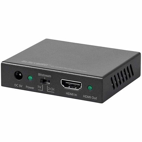 Monoprice 24278 Video Capturing Cards Monoprice Blackbird 4k60 Hdmi Audio Extractor - 18gbps, Hdcp 2.2, Ycbcr 4:4:4 - Functions: Audio Ext 889028054086