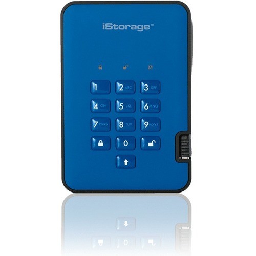Istorage_kanguru IS-DA2-256-SSD-512-BE Hard Drives Istorage Diskashur2 Ssd 512gb Secure Portable Solid State Drive   Password Protected  Dust/water Res Isda2256ssd512be 810111421324