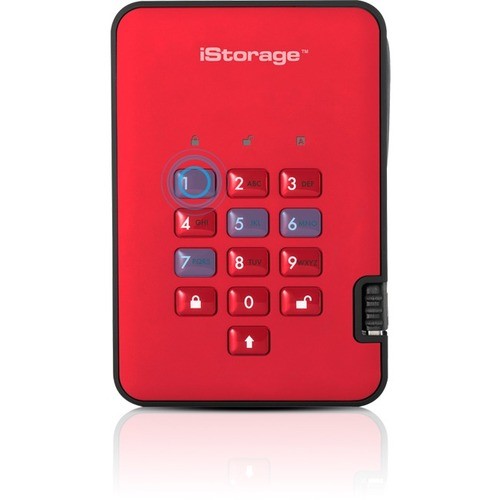 Istorage_kanguru IS-DA2-256-SSD-1000-R Hard Drives Istorage Diskashur2 Ssd 1 Tb Secure Portable Solid State Drive   Password Protected  Dust/water Resi Isda2256ssd1000r 810111421461