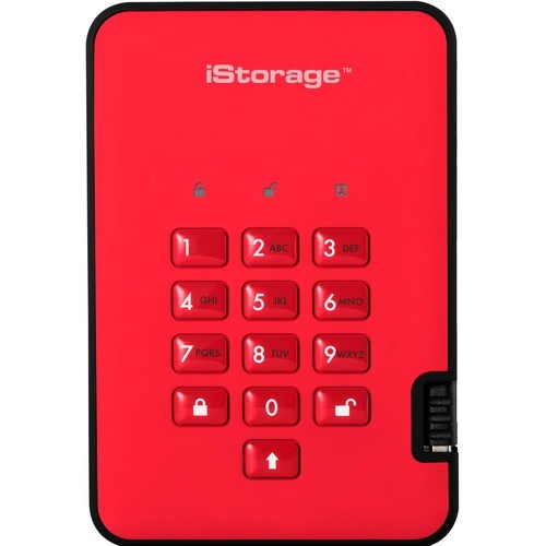 Istorage_kanguru IS-DA2-256-SSD-2000-R Hard Drives Istorage Diskashur2 Ssd 2 Tb Secure Portable Solid State Drive   Password Protected  Dust/water Resi Isda2256ssd2000r 810111420136