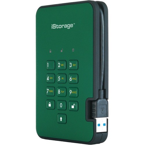 Istorage_kanguru IS-DA2-256-SSD-256-GN Hard Drives Istorage Diskashur2 Ssd 256gb Secure Portable Solid State Drive   Password Protected  Dust/water Res Isda2256ssd256gn 810111421560