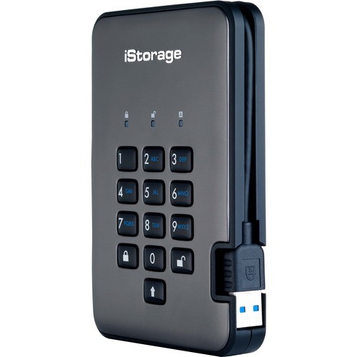 Istorage_kanguru IS-DAP2-256-SSD-256-C-G Hard Drives Istorage Diskashur Pro2 Ssd 256 Gb Secure Solid State Drive   Fips Level 2   Password Protected   Du Isdap2256ssd256cg 810111421690