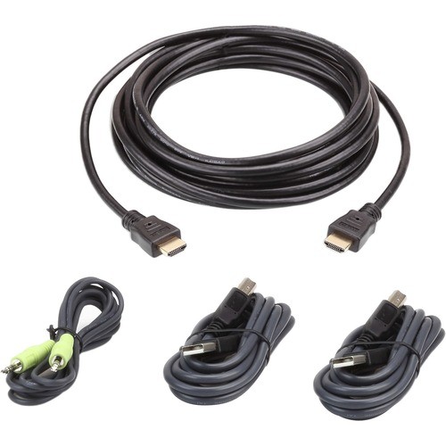 Aten 2L7D03UHX4 Cables Aten Kvm Cable-taa Compliant - 10 Ft Kvm Cable For Kvm Switch - First End: Hdmi Digital Audio/video  999561835773
