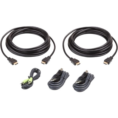 Aten 2L7D03UHX5 Cables Aten Kvm Cable-taa Compliant - 10 Ft Kvm Cable For Kvm Switch - First End: Hdmi Digital Audio/video  672792009280