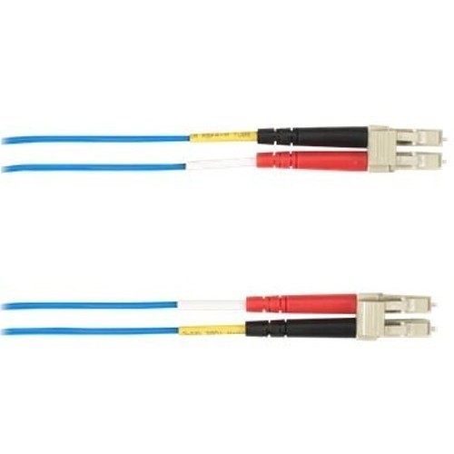 Black Box FOCMRM4-005M-LCLC-BL Cables Black Box Colored Fiber Om4 50/125 Multimode Fiber Optic Patch Cable - Ofnr Pvc - 16.40 Ft Fiber Opt Focmrm4005mlclcbl 822088218869