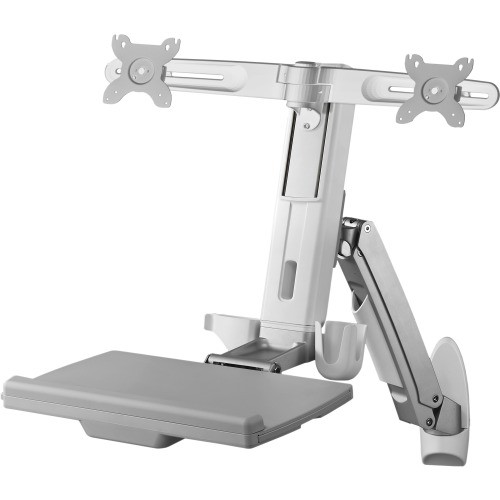 Amer Networks AMR2AWS Mounting Kits Single Articulating Arm Wall Mount Workstation (dual Display And Keyboard) 650177200965