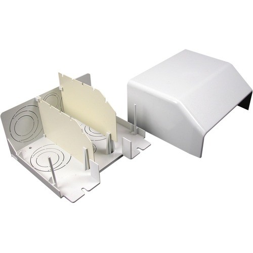 Middle Atlantic 5550WH Faceplates & Mounting Boxes Wiremold Raceway 5550wh Faceplate - White 786776059182