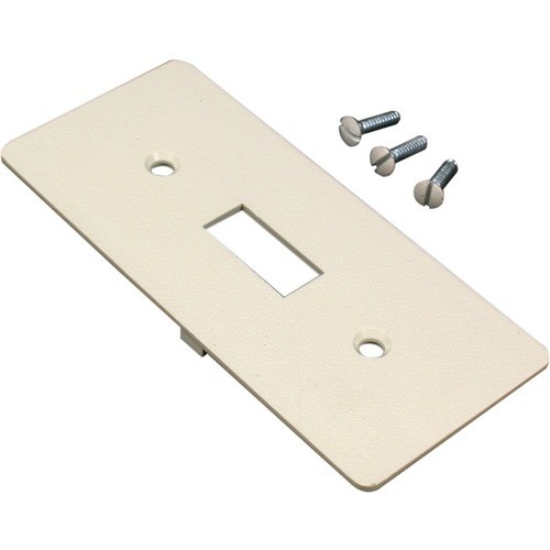 Middle Atlantic 5507SW-WH Faceplates & Mounting Boxes Wiremold Raceway 5507sw-wh Faceplate - White 5507swwh 786776104493