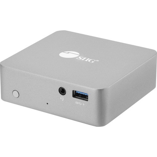 Siig JU-DK0911-S1 Docking Stations Siig Aluminum Usb-c Mini Docking Station With Pd - For Notebook - 85 W - Usb Type C - 5 X Usb Ports  Judk0911s1 818215293571