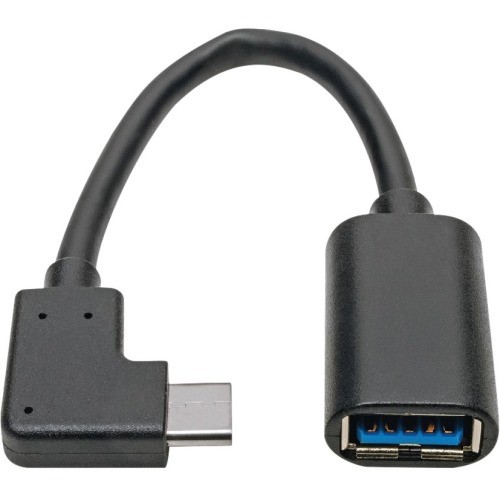 Eaton U428-06N-F-CRA Cables Eaton Tripp Lite Series Usb-c To Usb-a Adapter (m/f), Right-angle C, Usb 3.2 Gen 1 (5 Gbps), Thunder U42806nfcra 037332214133