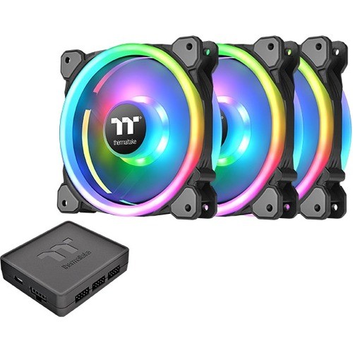 Thermaltake CL-F077-PL14SW-A Processor/Case Fans Thermaltake Riing Trio 14 Rgb Radiator Fan Tt Premium Edition - 5.51" Maximum Fan Diameter - 3 X Fan Clf077pl14swa 993246088942