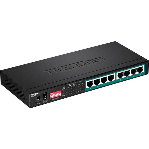 Trendnet TPE-LG80 Switches & Bridges Trendnet 8-port Gigabit Long Range Poe+ Switch; Tpe-lg80;65w Poe Budget; Ethernet/network Switch; Lo Tpelg80 710931161335