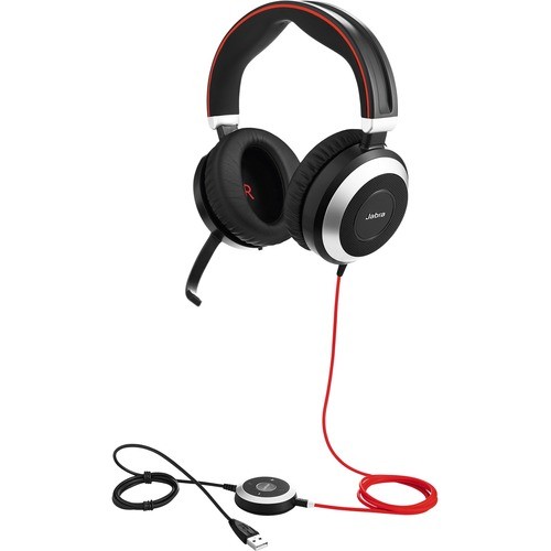 Jabra 7899-823-189 Headsets/Earsets Evolve 80 Stereo Ms Usb-c      Wireless - (7899-823-189) 7899823189 706487019398