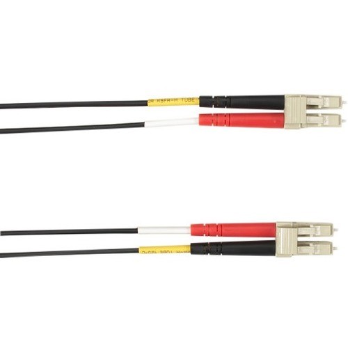 Black Box FOLZH50-001M-LCLC-BK Cables Black Box Fiber Optic Duplex Patch Network Cable - 3.20 Ft Fiber Optic Network Cable For Network Dev Folzh50001mlclcbk 822088141594