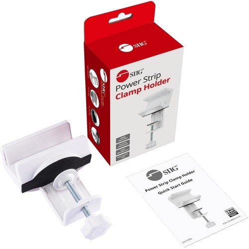 Siig CE-MT2S12-S1 Mounting Kits Power Strip Clamp Holder - Allows For Easy Plugin  Unplug (ce-mt2s12-s1) Cemt2s12s1 662774042176