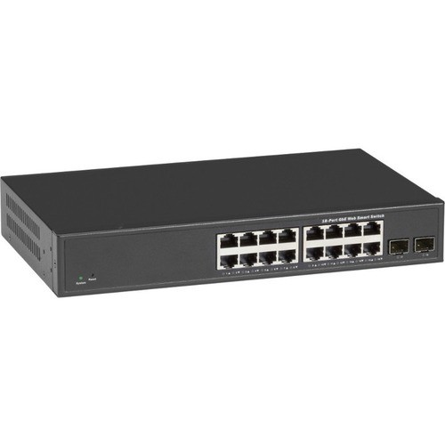 Black Box LGB2118A-R2 Switches & Bridges Black Box Gigabit Ethernet Switch - Web Smart Eco Fanless, 18-port - 18 Ports - Manageable - Gigabit Lgb2118ar2 822088142010