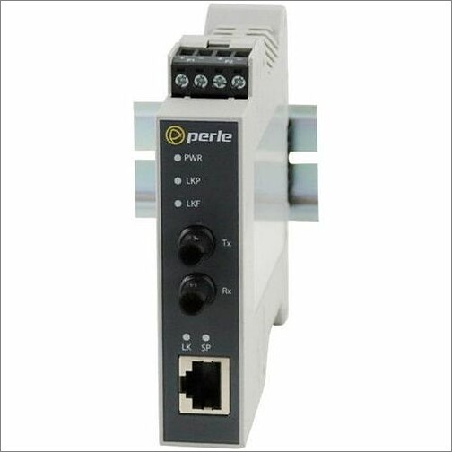 Perle Systems 05092050 Transceivers/Media Converters Perle Srs-1110-fst40 Media Converter - 1 X Network (rj-45) - 2 X St Ports - Duplexst Port - Single-m 734660920506