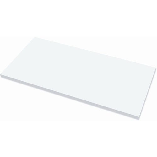 Fellowes 9649201 Tables & Desks Fellowes High Pressure Laminate Desktop White - 60"x30" - White Rectangle, High Pressure Laminate (h 818236991265