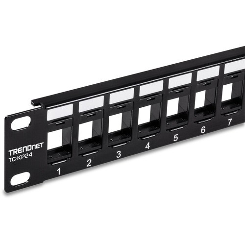 Trendnet TC-KP24 Patch Panels Trendnet 24-port Blank Keystone 1u Patch Panel, 1u 19" Metal Rackmount Housing, Recommended With Tc- Tckp24 993246795260