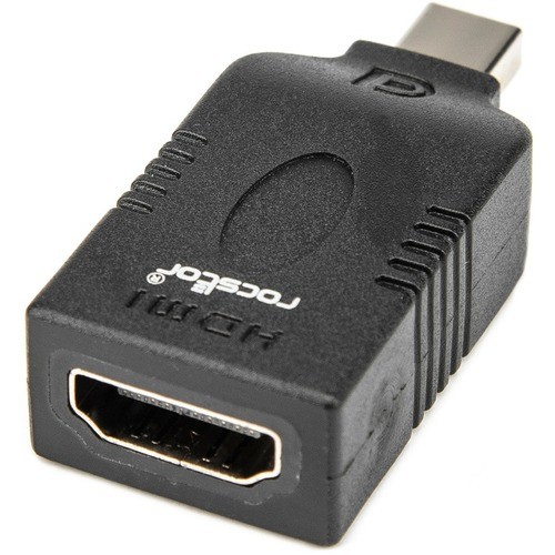 Rocstor Y10A212-B1 Connector Adapters Rocstor Premium Slim Mini Displayport To Hdmi Audio/video Adapter - Slim Hdmi To Mini Displayport -  Y10a212b1 818244616877