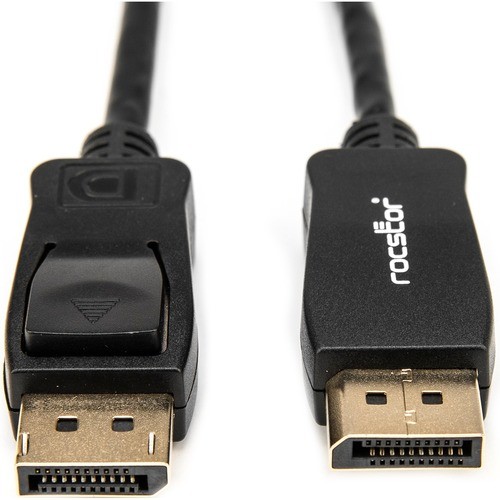 Rocstor Y10C235-B1 Cables Rocstor Premium 6ft / 2m Displayport 1.2 Cable M/m - Displayport 4k - Displayport Male Digital Audio Y10c235b1 818243512262