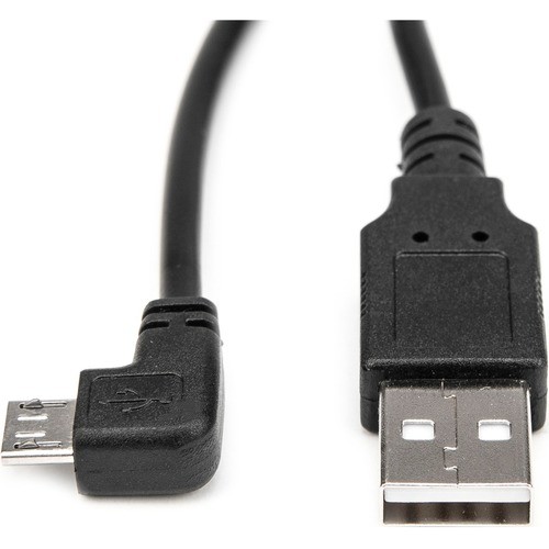 Rocstor Y10C222-B1 Cables Rocstor Premium 3ft Micro Usb Cable - A To Right Angled Micro B - Usb Type A Male - Micro Usb Type B Y10c222b1 818215387683