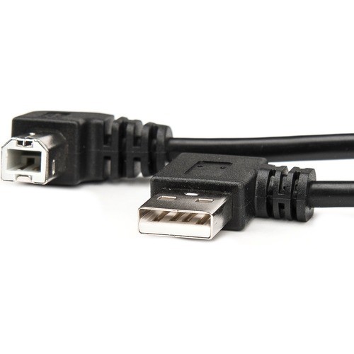 Rocstor Y10C223-B1 Cables Rocstor Premium 3ft Usb Type A Right Angle To Usb Type B Right Angle Cable - M/m - Usb - 3 Ft - 1 X  Y10c223b1 810606031205