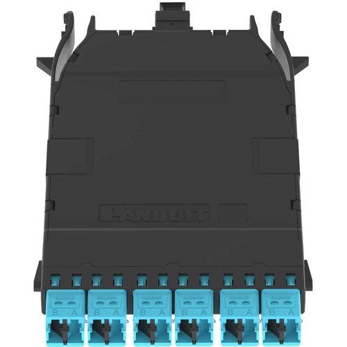 Panduit FHCSA-12-10U Patch Panels Panduit Hd Flex Cassette - 12 Port(s) - 6 X Duplex - Aqua, Black (fhcsa-12-10u) Fhcsa1210u 613056567245
