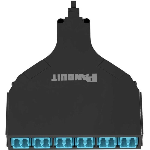 Panduit FQSA-12-10U Connector Adapters Panduit Quicknet Sfq Cassette - 1 Pack - 1 X Mpo/pc Network - Male - 12 X Lc Network - Black, Aqua ( Fqsa1210u 613056567191