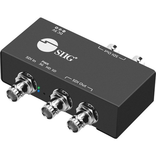 Siig CE-SD0A11-S1 Signal Splitters/Amplifiers Siig 1x4 3g-sdi Distribution Amplifier - 1920 X 1080 - 984 Ft Maximum Operating Distance - Metal, Al Cesd0a11s1 662774041711