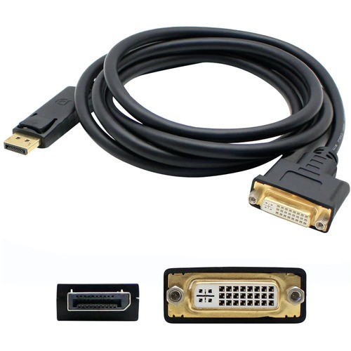 Addon DISPLAYPORT2DVID2F Cables Addon Displayport/dvi-d Video Cable - 2 Ft Displayport/dvi-d Video Cable For Graphics Card, Video De 821456028079
