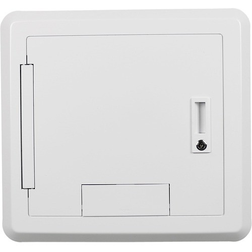 Middle Atlantic EHWBC8-WH Faceplates & Mounting Boxes Wiremold Evolution Series 8-gang Hinged Wall Box Cover - 8-gang - White (ehwbc8-wh) Ehwbc8wh 786564085591