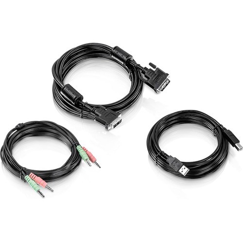 Trendnet TK-CD15 Cables 15 Ft. Dvi-i, Usb,and Audio Kvm Cable Kit Tkcd15 710931170177
