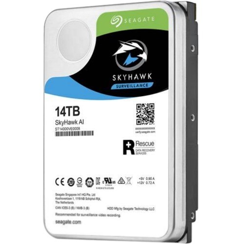 Seagate ST14000VE0008 Hard Drives Seagate Skyhawk Ai St14000ve0008 14 Tb Hard Drive - 3.5" Internal - Sata (sata/600) - 7200rpm 818263311814