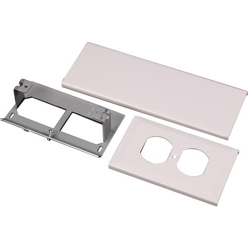 Middle Atlantic 30TP-B Faceplates & Mounting Boxes Wiremold 30tp Series Single Gang Cover - 1-gang - Ivory - Steel (30tp-b) 30tpb 786776046557