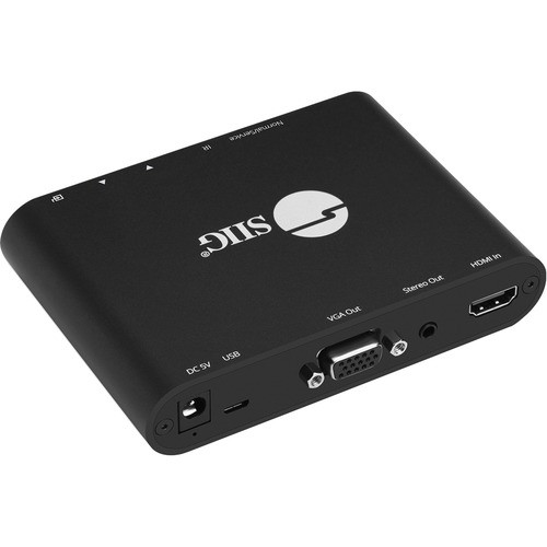 Siig CE-H24R11-S1 Video Capturing Cards Siig Hdmi To Vga And Audio Scaler Converter - Functions: Video Scaling, Signal Conversion - 1920 X 108 Ceh24r11s1 662774042497