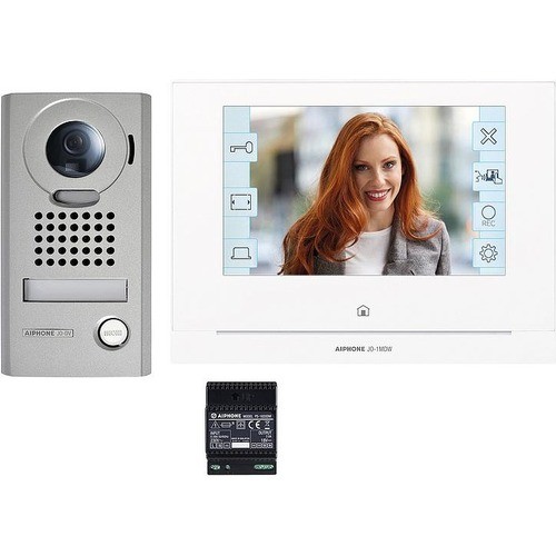 Aiphone JOS-1VW Video Door Phones Aiphone Jos-1vw Mobile-ready Box Set With Surface-mount Door Station - 7" Touchscreen Tft Lcd - Cmos Jos1vw 197163130825