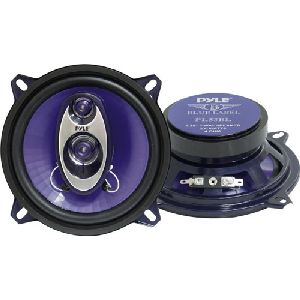 Pyle PL53BL Car Speakers Pyle Pl53bl Blue Label Pl53bl 5.25-in. 3-way Coaxial Speakers, Black And Blue, 2 Count 190341659217