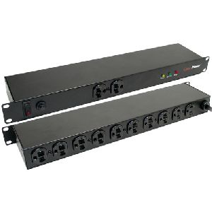 CyberPower CPS1220RMS Surge Protectors Cyberpower Rackmount Cps-1220rms 20a Surge Protector - 12 X Nema 5-20r - 2400va - 1u 19" Rack-mounta 649532893539