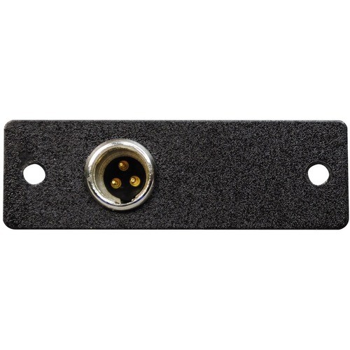 Middle Atlantic AV8010BK Faceplates & Mounting Boxes Wiremold Mini Xlr 3-pin Male To Solder Cups - Black - Aluminum - 1 (av8010bk) 786776177800
