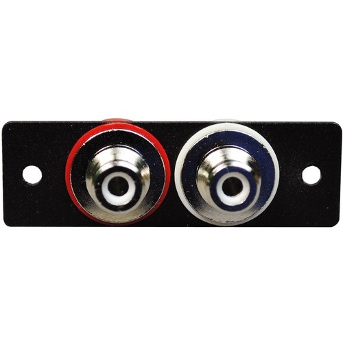 Middle Atlantic AV2003BK Faceplates & Mounting Boxes Wiremold Two Rca Female To Bnc Female Adapters - Black - Metal - 2 X Rca Port(s) (av2003bk) 786776177640