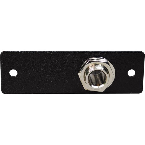 Middle Atlantic AV7000BK Faceplates & Mounting Boxes Wiremold 1/4 Stereo Phone Female To Solder Tabs - Black - Aluminum (av7000bk) 786776177756