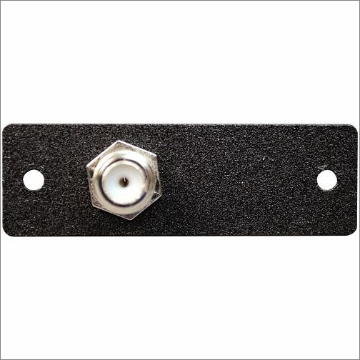 Middle Atlantic AV9010BK Faceplates & Mounting Boxes Wiremold One F-connector Female To Female Barrel - 1 X Total Number Of Socket(s) - Black - 1 (av9010 786776177848