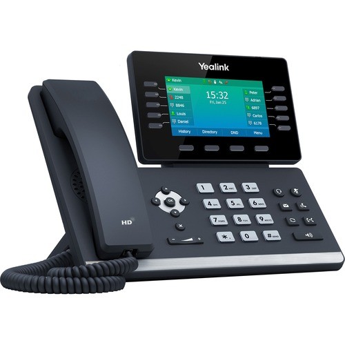 Yealink SIP-T54W IP Phones Yealink T54w Ip Phone - Corded/cordless - Corded/cordless - Bluetooth - Wall Mountable, Desktop - Cl Sipt54w 841885103765