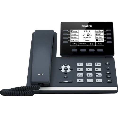 Yealink SIP-T53W IP Phones Yealink Sip-t53w Ip Phone - Corded - Corded/cordless - Bluetooth - Wall Mountable, Desktop - Classic Sipt53w 841885104311