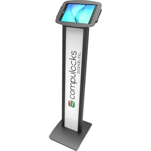 Maclocks 140B105AGEB Stands & Cabinets Compulocks Space Brandme Galaxy Tab A Floor Stand - Up To 10.5" Screen Support - Floor Stand - Alumi 